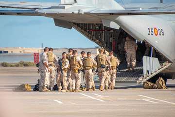 El Ejército del Aire pone a prueba sus capacidades en el cielo de Telde/Antonio Rico.